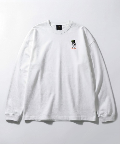 Leyline(レイライン)の「【Leyline】stroll-smith-kyoto-ロンT(Tシャツ/カットソー・メンズ・ブラック/ホワイト・M/XL/L)」の3枚目の写真