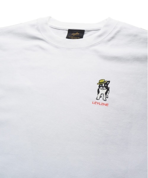 Leyline(レイライン)の「【Leyline】stroll-smith-kyoto-ロンT(Tシャツ/カットソー・メンズ・ブラック/ホワイト・M/XL/L)」の4枚目の写真