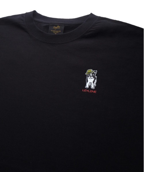 Leyline(レイライン)の「【Leyline】stroll-smith-kyoto-ロンT(Tシャツ/カットソー・メンズ・ブラック/ホワイト・M/XL/L)」の7枚目の写真