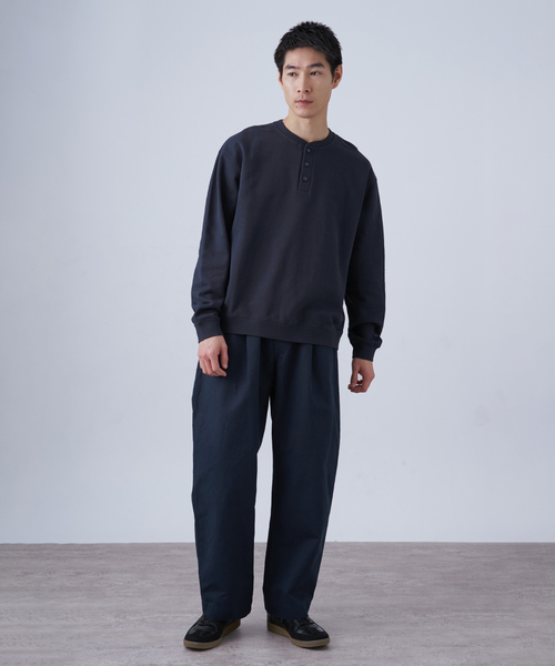 B.C STOCK（ベーセーストック）の「SCI-SCI ウラケ HENRY（スウェット・メンズ・チャコールグレー/ホワイト/ネイビー・LARGE/MEDIUM）」の12枚目の写真