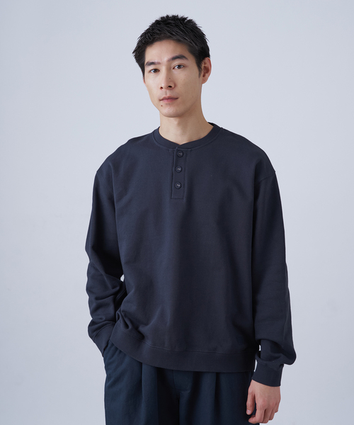 B.C STOCK（ベーセーストック）の「SCI-SCI ウラケ HENRY（スウェット・メンズ・チャコールグレー/ホワイト/ネイビー・LARGE/MEDIUM）」の16枚目の写真