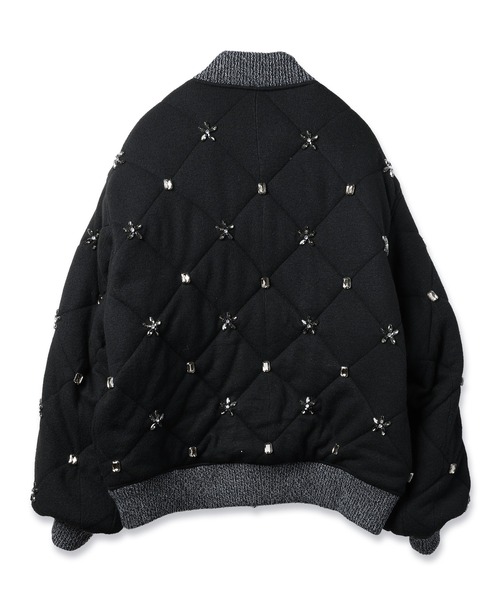 amok（アモク）の「QUILTED ORNAMENT BLOUSON（ブルゾン・メンズ・グレー/ブラック・M/S）」の18枚目の写真