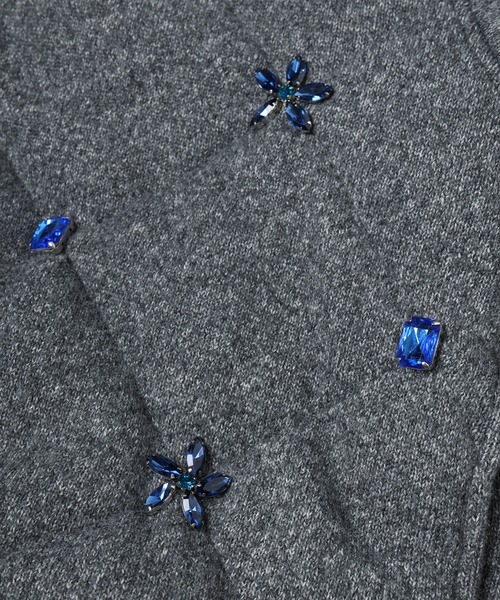 amok（アモク）の「QUILTED ORNAMENT BLOUSON（ブルゾン・メンズ・グレー/ブラック・M/S）」の11枚目の写真