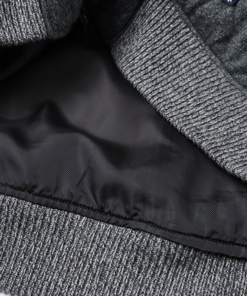 amok（アモク）の「QUILTED ORNAMENT BLOUSON（ブルゾン・メンズ・グレー/ブラック・M/S）」の7枚目の写真