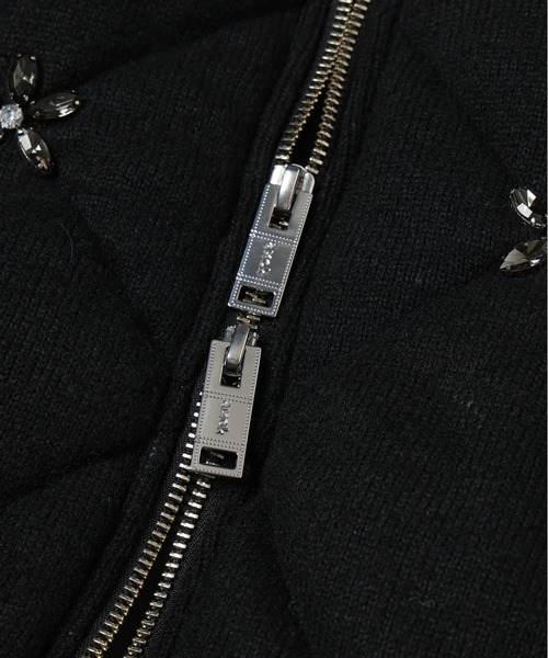 amok（アモク）の「QUILTED ORNAMENT BLOUSON（ブルゾン・メンズ・グレー/ブラック・M/S）」の4枚目の写真