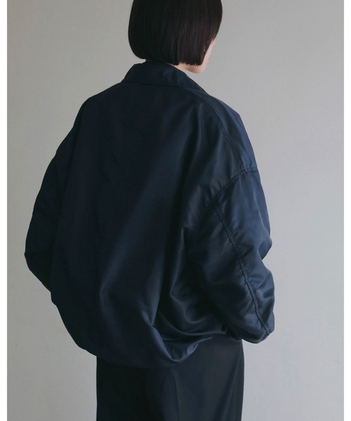 anuke(アンヌーク)の「MA-2 Flight Jacket(テーラードジャケット・レディース・ネイビー/オリーブ・38inch/36inch)」の14枚目の写真