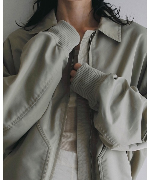anuke(アンヌーク)の「MA-2 Flight Jacket(テーラードジャケット・レディース・ネイビー/オリーブ・38inch/36inch)」の11枚目の写真