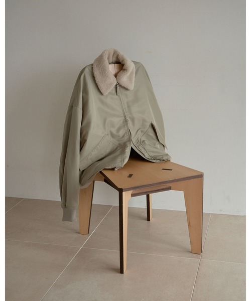 anuke(アンヌーク)の「MA-2 Flight Jacket(テーラードジャケット・レディース・ネイビー/オリーブ・38inch/36inch)」の13枚目の写真