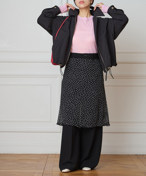 IENA LA BOUCLE（イエナラブークル）の「IENA LA BOUCLE シアードットスカート（スカート・レディース・ブラック系その他・38/36）」の11枚目の写真