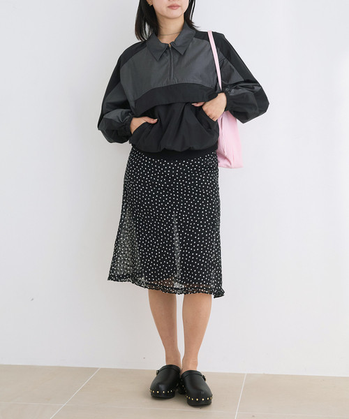 IENA LA BOUCLE（イエナラブークル）の「IENA LA BOUCLE シアードットスカート（スカート・レディース・ブラック系その他・38/36）」の20枚目の写真