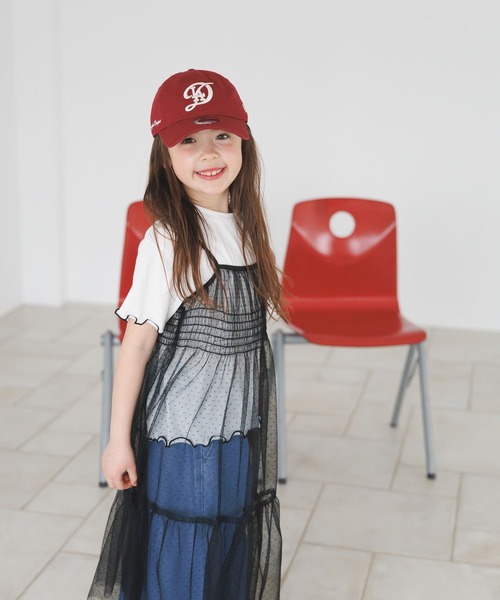 BAYFLOW（ベイフロー）の「[Tシャツ＋ワンピSET(3way)]チュールセットワンピース(KIDS)（ワンピース・キッズ・オフホワイト/ブラック・110cm/150cm/130cm）」の3枚目の写真