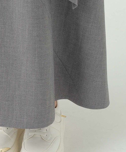 Elura（エルーラ）の「麻調ツイルタイスカート/656568（スカート・レディース・グレー/ベージュ・MEDIUM/SMALL）」の20枚目の写真