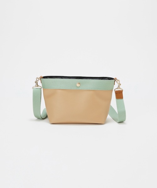 Breath TOPKAPI（ブレストプカピ）の「【Breath TOPKAPI】【26SS新色】RIPPLE リプル 舟形 ショルダー バッグ / 撥水（ショルダーバッグ・レディース・エメラルド/ピンク系その他・FREE）」の5枚目の写真