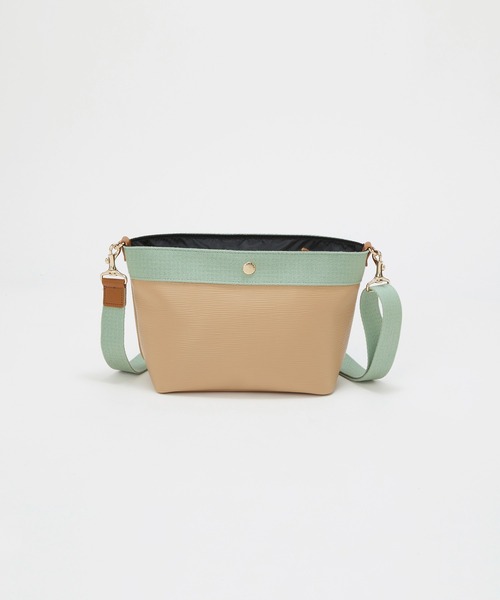 Breath TOPKAPI（ブレストプカピ）の「【Breath TOPKAPI】【26SS新色】RIPPLE リプル 舟形 ショルダー バッグ / 撥水（ショルダーバッグ・レディース・エメラルド/ピンク系その他・FREE）」の7枚目の写真