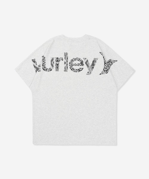 Hurley （ハーレー）の「【Hurley:ハーレー】ヘビーウェイトコットンTシャツ　オーバーサイズシルエット　　TRIBAL LOGO OVRSZD SS TEE（Tシャツ/カットソー・メンズ・ホワイト/ヘザーグレー/ブルーグレー/ブラック・MEDIUM/X-LARGE/SMALL/LARGE）」の4枚目の写真