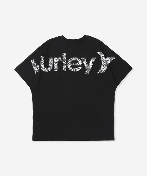 Hurley （ハーレー）の「【Hurley:ハーレー】ヘビーウェイトコットンTシャツ　オーバーサイズシルエット　　TRIBAL LOGO OVRSZD SS TEE（Tシャツ/カットソー・メンズ・ホワイト/ヘザーグレー/ブルーグレー/ブラック・MEDIUM/X-LARGE/SMALL/LARGE）」の3枚目の写真