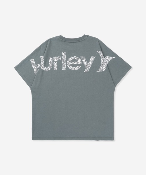 Hurley （ハーレー）の「【Hurley:ハーレー】ヘビーウェイトコットンTシャツ　オーバーサイズシルエット　　TRIBAL LOGO OVRSZD SS TEE（Tシャツ/カットソー・メンズ・ホワイト/ヘザーグレー/ブルーグレー/ブラック・MEDIUM/X-LARGE/SMALL/LARGE）」の18枚目の写真