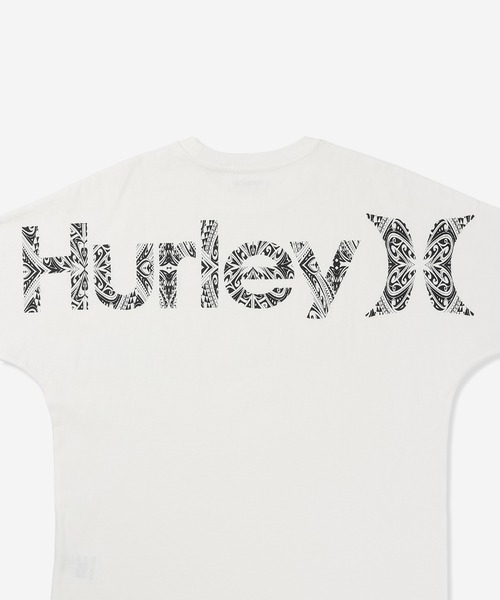 Hurley （ハーレー）の「【Hurley:ハーレー】ヘビーウェイトコットンTシャツ　オーバーサイズシルエット　　TRIBAL LOGO OVRSZD SS TEE（Tシャツ/カットソー・メンズ・ホワイト/ヘザーグレー/ブルーグレー/ブラック・MEDIUM/X-LARGE/SMALL/LARGE）」の8枚目の写真