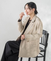 Droite lautreamont（ドロワットロートレアモン）の「ReflexポリエステルCANAPAジャケット（テーラードジャケット）」