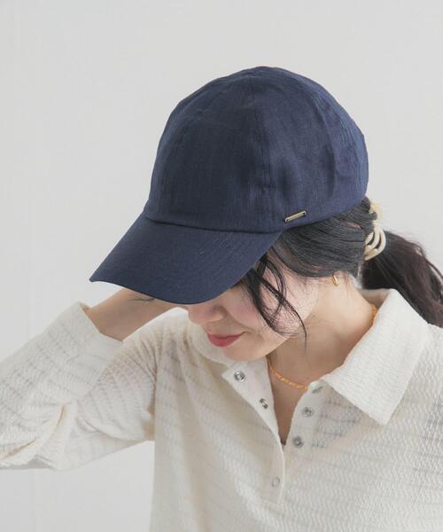 URBAN RESEARCH DOORS(アーバンリサーチドアーズ)の「リネンキャップ(キャップ・レディース・ナチュラル/ブラウン/ネイビー・ONE)」の1枚目の写真