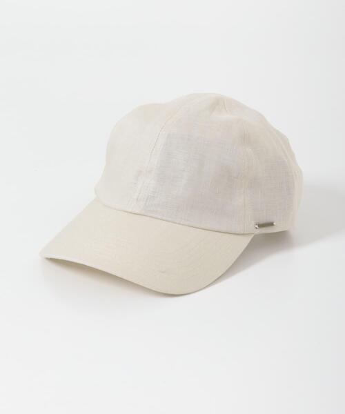 URBAN RESEARCH DOORS(アーバンリサーチドアーズ)の「リネンキャップ(キャップ・レディース・ナチュラル/ブラウン/ネイビー・ONE)」の5枚目の写真