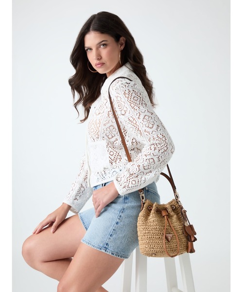 OFELIA TOP HANDLE BUCKET ショルダーバッグ バケットバッグ | GUESS