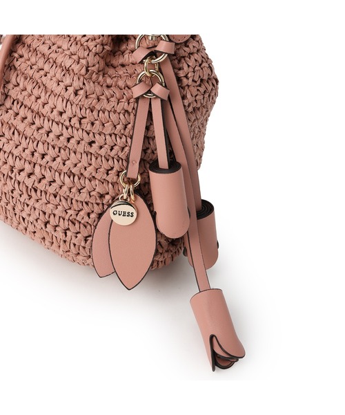 Guess(ゲス)の「OFELIA TOP HANDLE BUCKET ショルダーバッグ バケットバッグ(ショルダーバッグ・レディース・ピンク系その他/オリーブ/キャメル・ONE SIZE)」の8枚目の写真