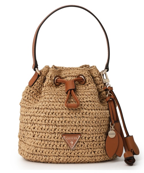 Guess(ゲス)の「OFELIA TOP HANDLE BUCKET ショルダーバッグ バケットバッグ(ショルダーバッグ・レディース・ピンク系その他/オリーブ/キャメル・ONE SIZE)」の20枚目の写真