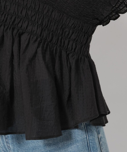 ヨウリュウシャーリングショートブラウス LOWRYS FARM｜ヨウリュウシャーリングショートブラウス | Rakuten