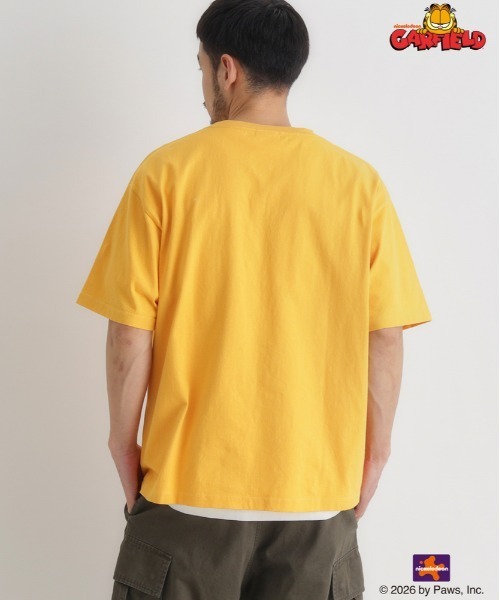 Right-on（ライトオン）の「【GARFIELD】グラフィックプリントTシャツ (ヴィンテージ加工/バイオウォッシュ/ユーズド感)（Tシャツ/カットソー・メンズ・イエロー/ダークグレー/ホワイト・M/L/XL/S）」の16枚目の写真