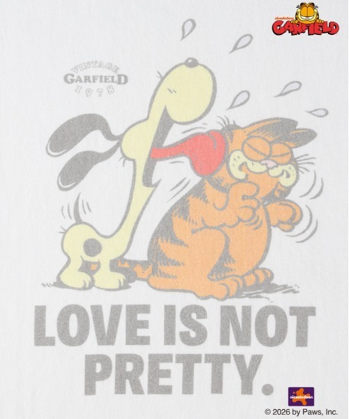 Right-on（ライトオン）の「【GARFIELD】グラフィックプリントTシャツ (ヴィンテージ加工/バイオウォッシュ/ユーズド感)（Tシャツ/カットソー・メンズ・イエロー/ダークグレー/ホワイト・M/L/XL/S）」の22枚目の写真