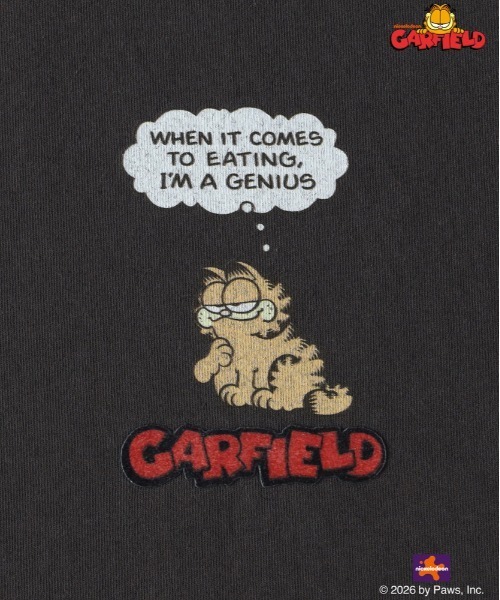 Right-on（ライトオン）の「【GARFIELD】グラフィックプリントTシャツ (ヴィンテージ加工/バイオウォッシュ/ユーズド感)（Tシャツ/カットソー・メンズ・イエロー/ダークグレー/ホワイト・M/L/XL/S）」の6枚目の写真