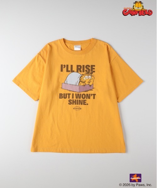 Right-on（ライトオン）の「【GARFIELD】グラフィックプリントTシャツ (ヴィンテージ加工/バイオウォッシュ/ユーズド感)（Tシャツ/カットソー・メンズ・イエロー/ダークグレー/ホワイト・M/L/XL/S）」の7枚目の写真