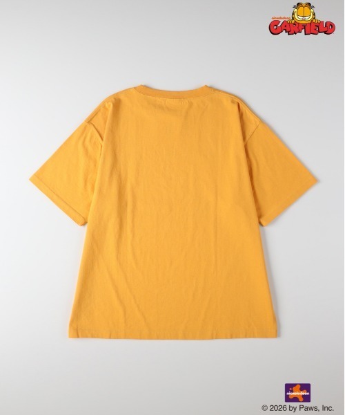 Right-on（ライトオン）の「【GARFIELD】グラフィックプリントTシャツ (ヴィンテージ加工/バイオウォッシュ/ユーズド感)（Tシャツ/カットソー・メンズ・イエロー/ダークグレー/ホワイト・M/L/XL/S）」の8枚目の写真