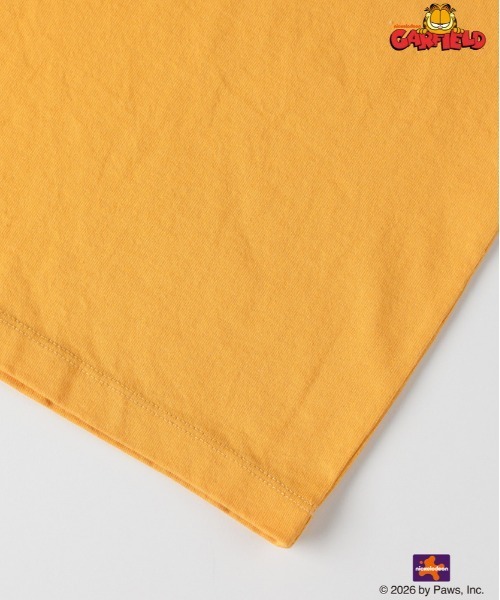 Right-on（ライトオン）の「【GARFIELD】グラフィックプリントTシャツ (ヴィンテージ加工/バイオウォッシュ/ユーズド感)（Tシャツ/カットソー・メンズ・イエロー/ダークグレー/ホワイト・M/L/XL/S）」の12枚目の写真