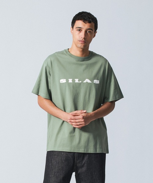 SILAS（サイラス）の「GONE S/S TEE（Tシャツ/カットソー・メンズ・ブラック/ホワイト/バーガンディー/グリーン・M/L/XL）」の4枚目の写真