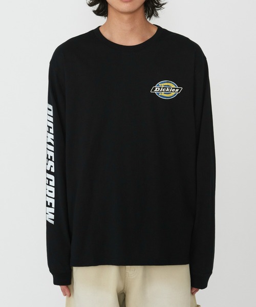 Dickies(ディッキーズ)の「Dickies/ディッキーズ ナッシュポートロングスリーブTシャツ 長袖/バックプリントTシャツ/ロゴT(Tシャツ/カットソー・メンズ・ホワイト/ブラック・X-LARGE/MEDIUM/LARGE)」の5枚目の写真