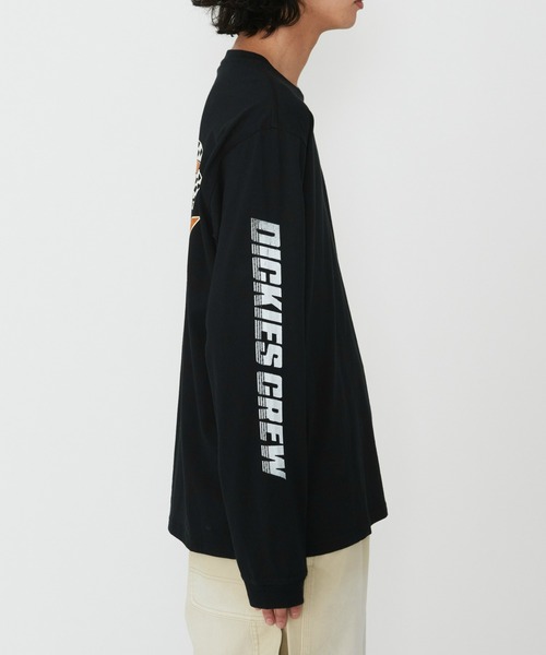 Dickies(ディッキーズ)の「Dickies/ディッキーズ ナッシュポートロングスリーブTシャツ 長袖/バックプリントTシャツ/ロゴT(Tシャツ/カットソー・メンズ・ホワイト/ブラック・X-LARGE/MEDIUM/LARGE)」の8枚目の写真