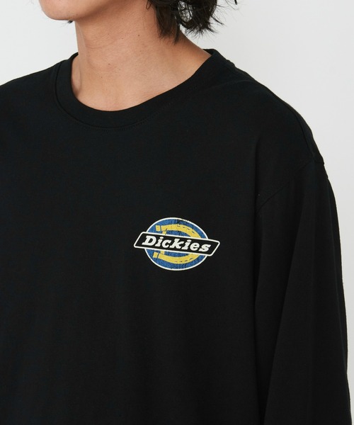Dickies(ディッキーズ)の「Dickies/ディッキーズ ナッシュポートロングスリーブTシャツ 長袖/バックプリントTシャツ/ロゴT(Tシャツ/カットソー・メンズ・ホワイト/ブラック・X-LARGE/MEDIUM/LARGE)」の9枚目の写真