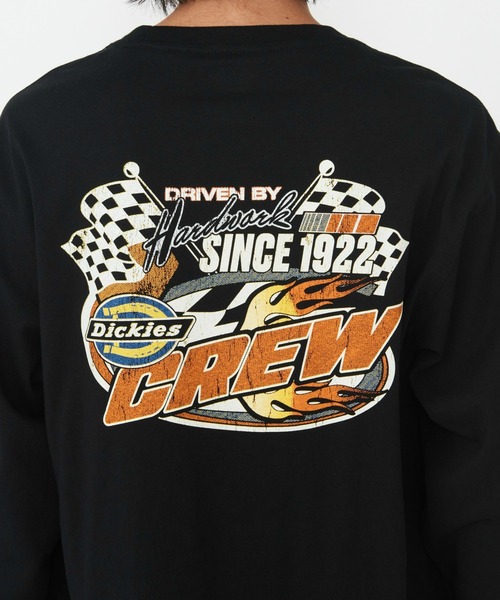 Dickies(ディッキーズ)の「Dickies/ディッキーズ ナッシュポートロングスリーブTシャツ 長袖/バックプリントTシャツ/ロゴT(Tシャツ/カットソー・メンズ・ホワイト/ブラック・X-LARGE/MEDIUM/LARGE)」の11枚目の写真