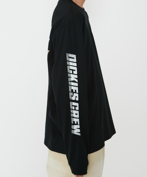 Dickies(ディッキーズ)の「Dickies/ディッキーズ ナッシュポートロングスリーブTシャツ 長袖/バックプリントTシャツ/ロゴT(Tシャツ/カットソー・メンズ・ホワイト/ブラック・X-LARGE/MEDIUM/LARGE)」の12枚目の写真