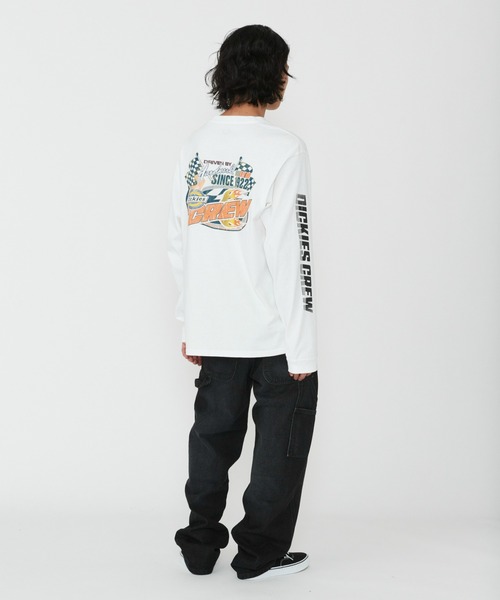 Dickies(ディッキーズ)の「Dickies/ディッキーズ ナッシュポートロングスリーブTシャツ 長袖/バックプリントTシャツ/ロゴT(Tシャツ/カットソー・メンズ・ホワイト/ブラック・X-LARGE/MEDIUM/LARGE)」の14枚目の写真