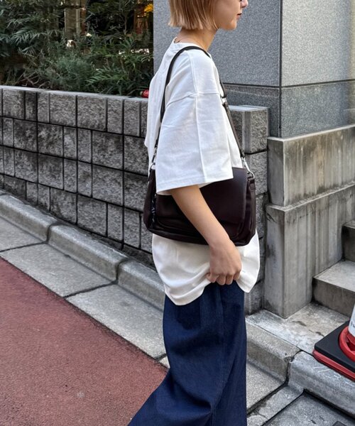 GEVACO（ゲバコ）の「【GEVACO/ゲバコ】ベーシックOE天竺ポケット刺繍Tシャツ（Tシャツ/カットソー・レディース・ホワイト/ネイビー/ミント・MEDIUM/LARGE）」の11枚目の写真