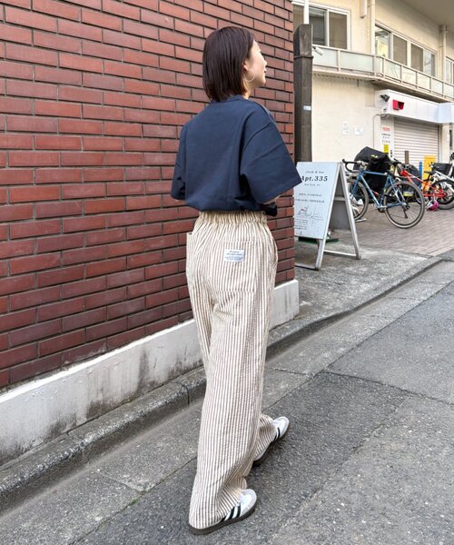 GEVACO（ゲバコ）の「【GEVACO/ゲバコ】ベーシックOE天竺ポケット刺繍Tシャツ（Tシャツ/カットソー・レディース・ホワイト/ネイビー/ミント・MEDIUM/LARGE）」の18枚目の写真