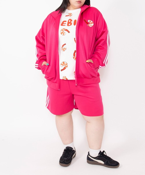 PUNYUS（プニュズ）の「【新サイズ】フード総柄Ｔシャツ（EBI)（Tシャツ/カットソー・レディース・レッド・1/2/3/4/5）」の18枚目の写真