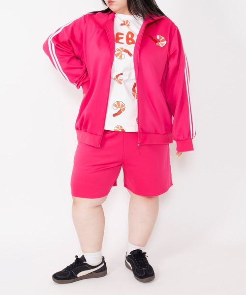 PUNYUS（プニュズ）の「【新サイズ】フード総柄Ｔシャツ（EBI)（Tシャツ/カットソー・レディース・レッド・1/2/3/4/5）」の16枚目の写真