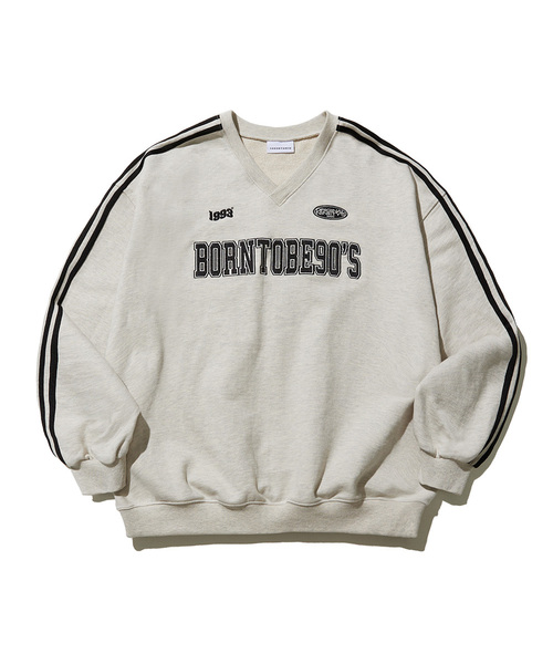 1993STUDIO（1993スタジオ）の「90Sトラックスウェットシャツ（9色）（スウェット・レディース・グレー/ネイビー/ブラック/ベージュ/ブラウン/ダークグレー/クリーム・MEDIUM/LARGE）」の5枚目の写真