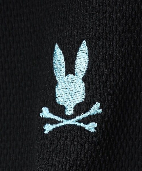 Psycho Bunny(サイコバニー)の「ポップコーンニット リラックス スキッパーシャツ(ポロシャツ・メンズ・ミント/ホワイト/ブラック・MEDIUM/LARGE/X-LARGE)」の13枚目の写真