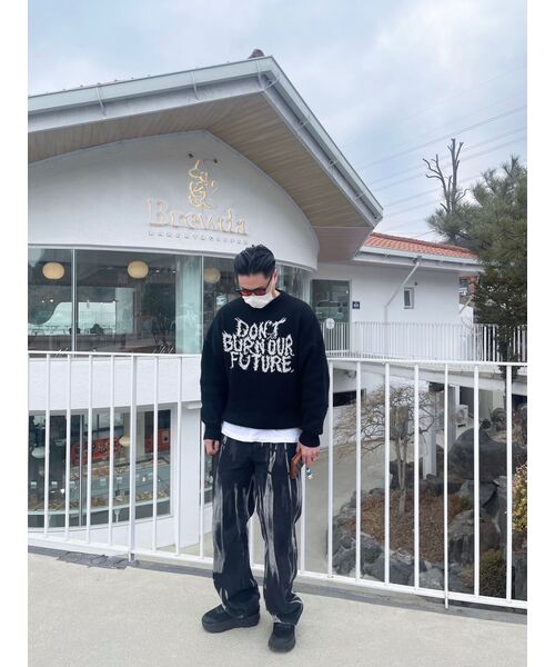 AJOBYAJO（アジョバイアジョ）の「[PBA] DBOF ウールニットセーター [BLACK]（ニット/セーター・レディース・その他・SMALL/X-LARGE/LARGE）」の20枚目の写真