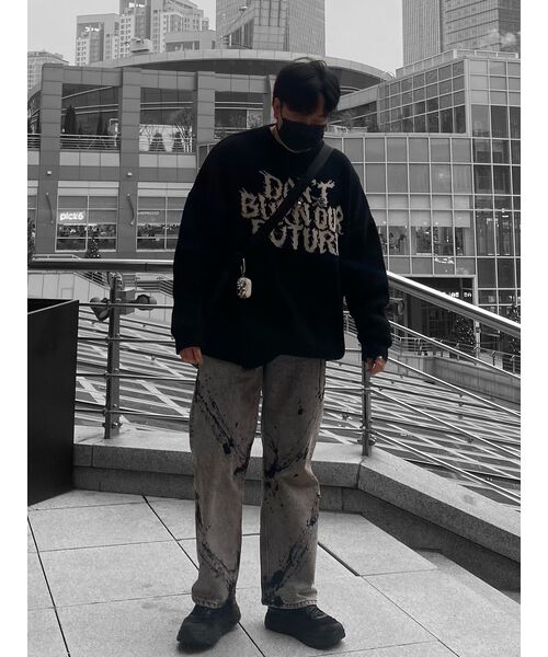 AJOBYAJO（アジョバイアジョ）の「[PBA] DBOF ウールニットセーター [BLACK]（ニット/セーター・レディース・その他・SMALL/X-LARGE/LARGE）」の18枚目の写真